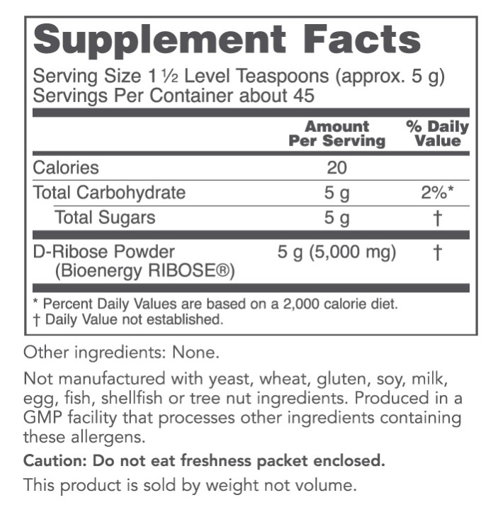 D Ribose Powder